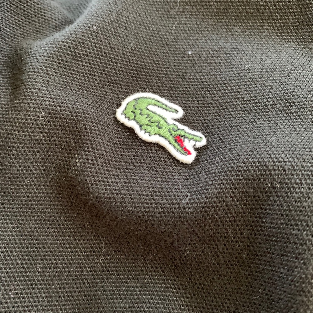 Lacoste Black Collared Shirt - Picture 2 of 3